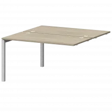 Модуль двойной универсальный на металлокаркасе СМС2-П-12К.149Э.Пр50 Кронберг/Белый 1200x1496x750 Смарт