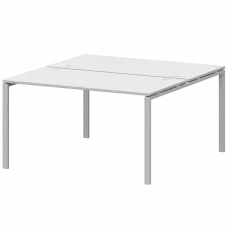 Бенч двойной на 2 рабочих места АМБ-005.60 Белый/Белый 1800x1236x760 Арго-М