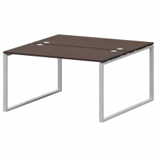 Бенч двойной на 2 рабочих места АМБ.О-004.60 Дуб венге/Белый 1600x1236x760 Арго-М