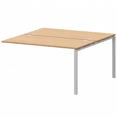 Модуль двойной на 2 рабочих места АМБЭ-004 Ольха/Белый 1600x1496x760 Арго-М