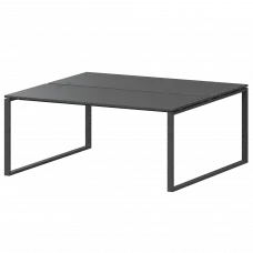 Бенч двойной на 2 рабочих места АМБ.О-004.60 Антрацит/Антрацит 1600x1236x760 Арго-М