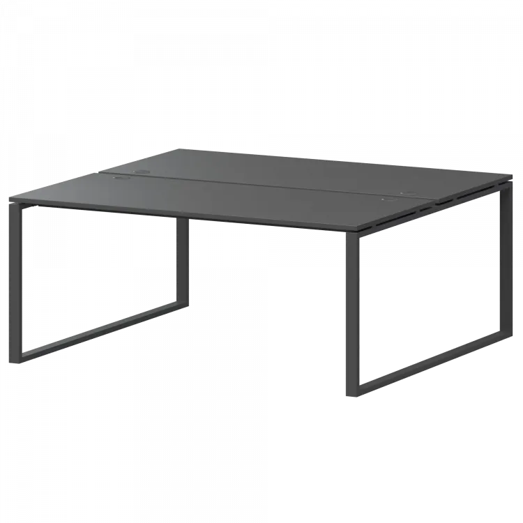 Бенч двойной на 2 рабочих места АМБ.О-004.60 Антрацит/Антрацит 1600x1236x760 Арго-М