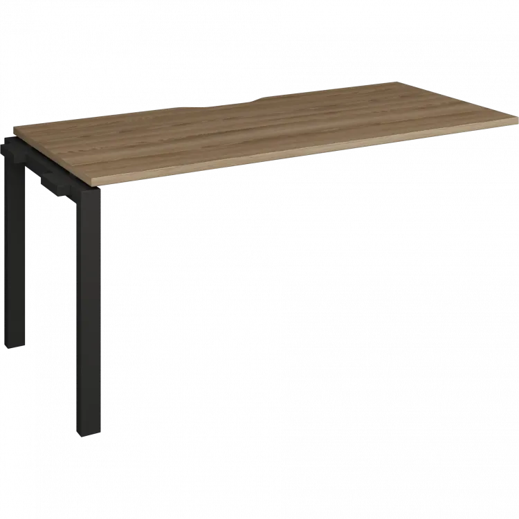 Модуль линейный на металлокаркасе НТМП.П-160Э Дуб сафари/Антрацит 1600x730x750 Аргентум-МП