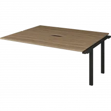 Модуль двойной на металлокаркасе НТМП.ПО.Б2-180Э Дуб сафари/Антрацит 1800x1496x750 Аргентум-МП