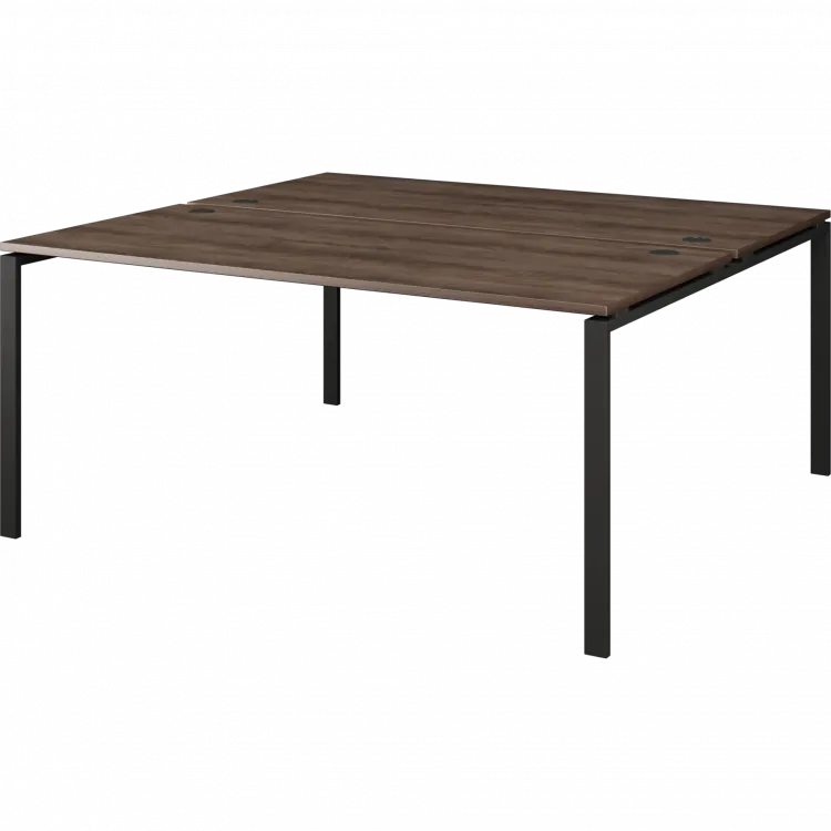 Бенч двойной на 2 рабочих места АМБ-005 Лагос/Антрацит 1800x1496x760 Арго-М