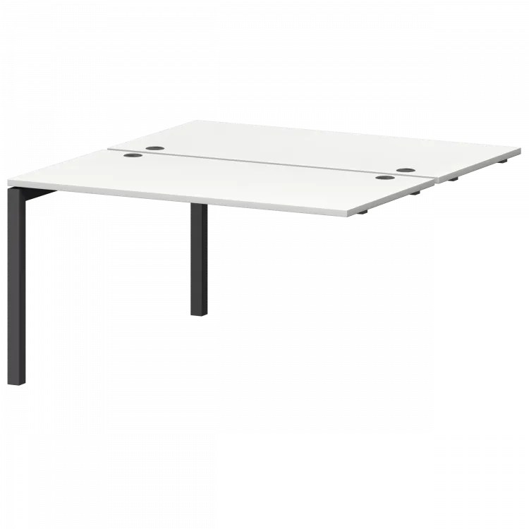 Модуль двойной универсальный на металлокаркасе СМС2-П-10К.149Э.Пр50 Белый/Антрацит 1000x1496x750 Смарт