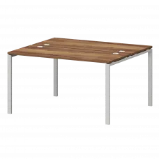 Бенч двойной на металлокаркасе СМС2-П-10К.120.Пр25 Таксония/Белый 1000x1236x750 Смарт