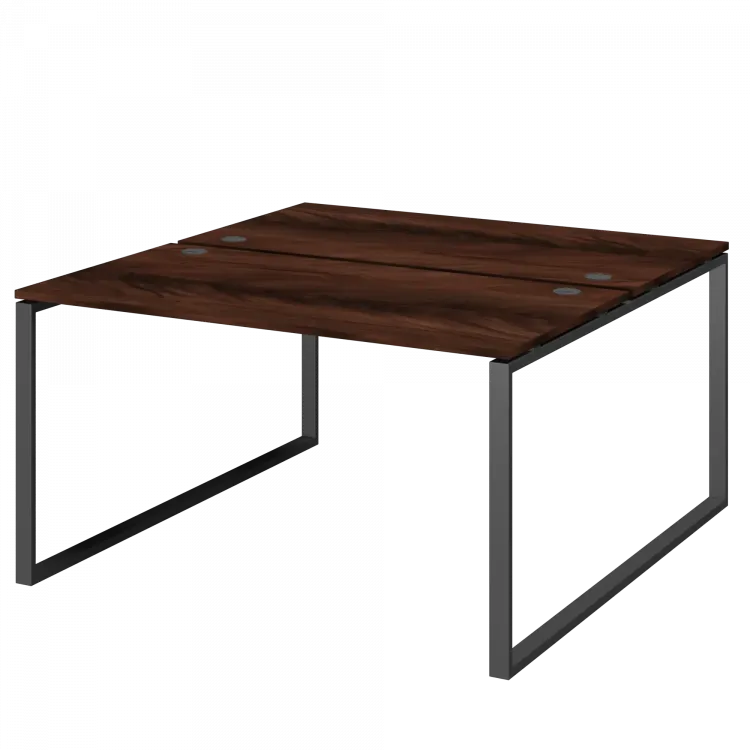 Бенч двойной на 2 рабочих места АМБ.О-002 Лагос/Антрацит 1200x1496x760 Арго-М