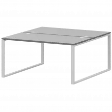 Бенч двойной на 2 рабочих места АМБ.О-004.60 Серый/Белый 1600x1236x760 Арго-М