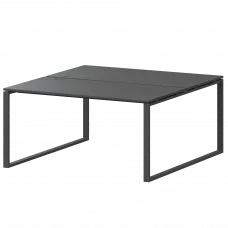Бенч двойной на 2 рабочих места АМБ.О-003 Антрацит/Антрацит 1400x1496x760 Арго-М