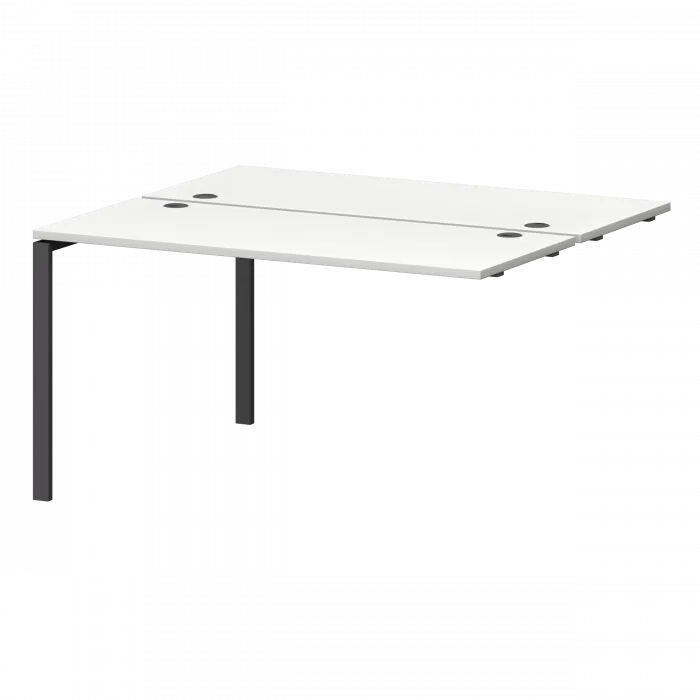 Модуль двойной универсальный на металлокаркасе СМС2-П-14К.120Э.Пр25 Белый/Антрацит 1400x1236x750 Смарт