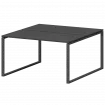 Бенч двойной на металлокаркасе СМС2-О-10К.149.Пр25 Графит/Антрацит 1000x1496x750 Смарт
