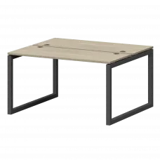 Бенч двойной на металлокаркасе СМС2-О-16К.120.Пр50 Кронберг/Антрацит 1600x1236x750 Смарт