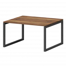 Бенч двойной на металлокаркасе СМС2-О-10К.120.Пр50 Таксония/Антрацит 1000x1236x750 Смарт