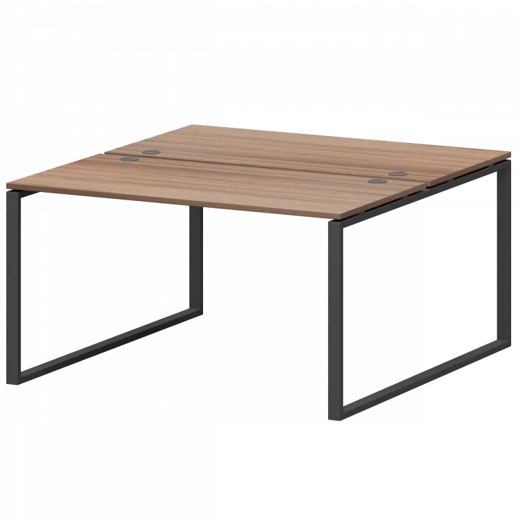 Бенч двойной на 2 рабочих места АМБ.О-002 Темный шимо/Антрацит 1200x1496x760 Арго-М