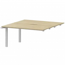 Модуль двойной на металлокаркасе НТМП.ПО.Б2-140Э Баттл Рок/Белый 1400x1496x750 Аргентум-МП