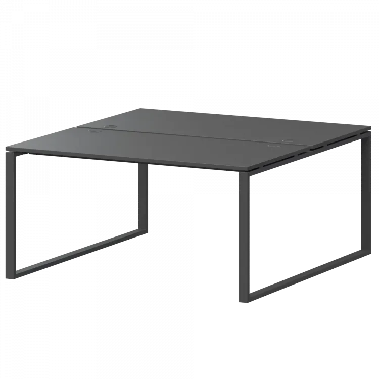 Бенч двойной на 2 рабочих места АМБ.О-003.60 Антрацит/Антрацит 1400x1236x760 Арго-М