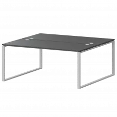 Бенч двойной на 2 рабочих места АМБ.О-004.60 Антрацит/Белый 1600x1236x760 Арго-М
