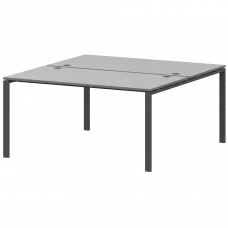 Бенч двойной на 2 рабочих места АМБ-005 Серый/Антрацит 1800x1496x760 Арго-М