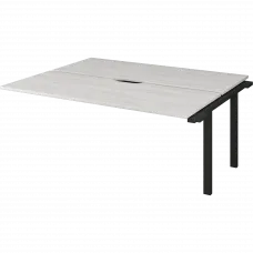 Модуль двойной на металлокаркасе НТМП.ПО.Б2-180Э Сосна винтер/Антрацит 1800x1496x750 Аргентум-МП