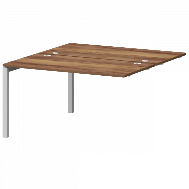 Модуль двойной универсальный на металлокаркасе СМС2-П-12К.149Э.Пр50 Таксония/Белый 1200x1496x750 Смарт