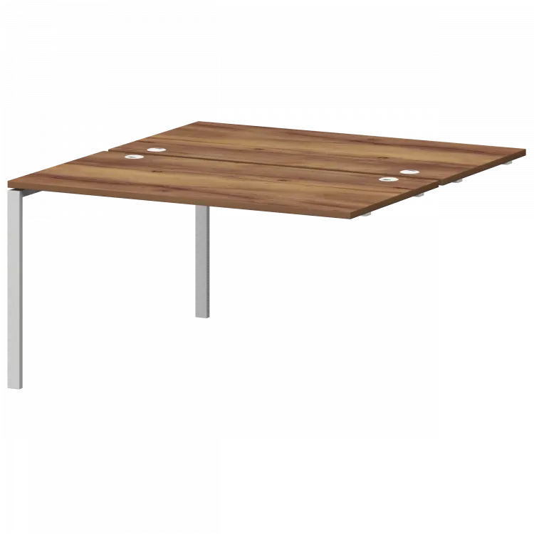 Модуль двойной универсальный на металлокаркасе СМС2-П-18К.149Э.Пр25 Таксония/Белый 1800x1496x750 Смарт