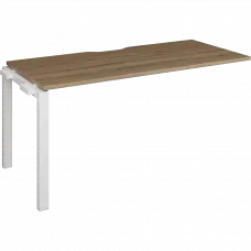 Модуль линейный на металлокаркасе НТМП.П-180Э Дуб сафари/Белый 1800x730x750 Аргентум-МП