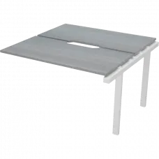 Модуль двойной на металлокаркасе НТМП.П.Б2-180Э НТМП.ПО.Б2-180Э Лиственница/Белый 1800x1496x750 Аргентум-МП