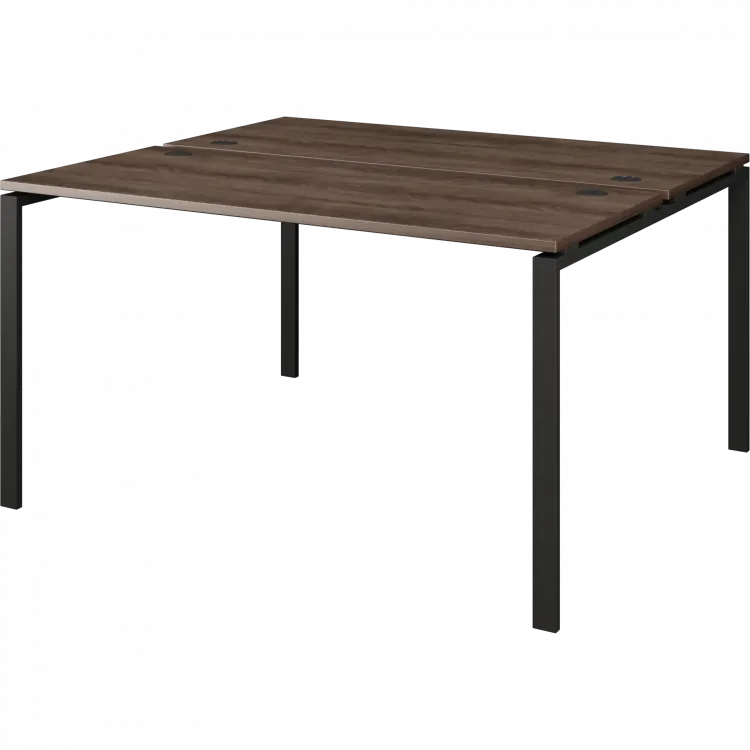 Бенч двойной на 2 рабочих места АМБ-002.60 Лагос/Антрацит 1200x1236x760 Арго-М