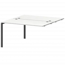 Модуль двойной универсальный на металлокаркасе СМС2-П-10К.149Э.Пр25 Белый/Антрацит 1000x1496x750 Смарт