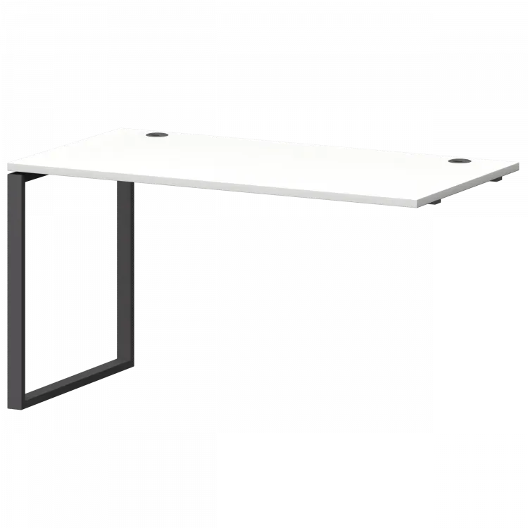 Модуль линейный на металлокаркасе СМС25-О-16К.73Э.Пр25 Белый/Антрацит 1600x730x750 Смарт