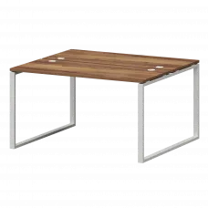 Бенч двойной на металлокаркасе СМС2-О-10К.120.Пр25 Таксония/Белый 1000x1236x750 Смарт