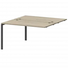 Модуль двойной универсальный на металлокаркасе СМС2-П-14К.149Э.Пр25 Кронберг/Антрацит 1400x1496x750 Смарт