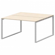 Бенч двойной на 2 рабочих места АМБ.О-002.60 Бук/Белый 1200x1236x760 Арго-М