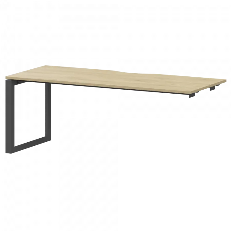 Модуль линейный на металлокаркасе НТМП.О-180Э Баттл Рок/Антрацит 1800x730x750 Аргентум-МП