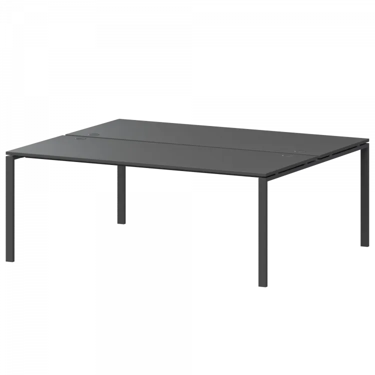 Бенч двойной на 2 рабочих места АМБ-005.60 Антрацит/Антрацит 1800x1236x760 Арго-М