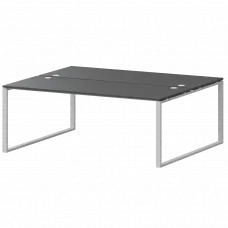 Бенч двойной на 2 рабочих места АМБ.О-005.60 Антрацит/Белый 1800x1236x760 Арго-М