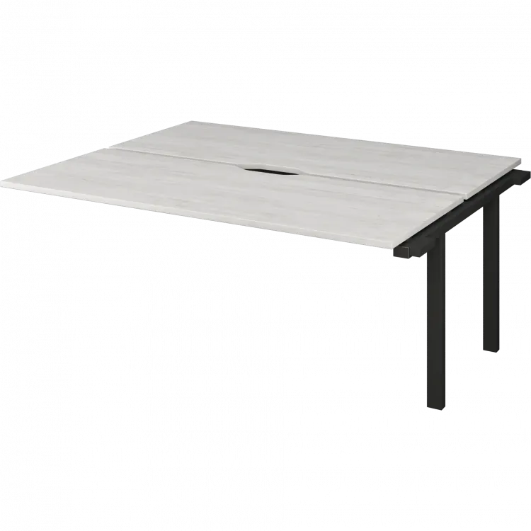 Модуль двойной на металлокаркасе НТМП.ПО.Б2-200Э Сосна винтер/Антрацит 2000x1496x750 Аргентум-МП