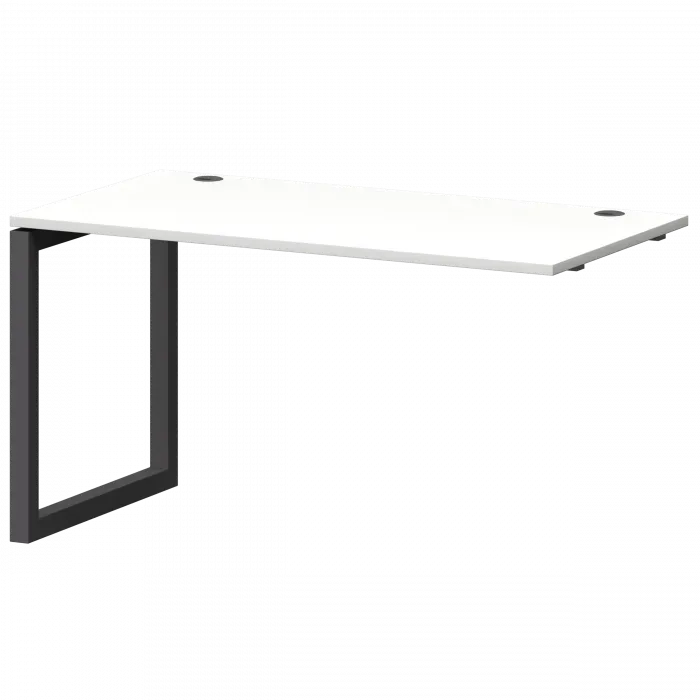 Модуль линейный на металлокаркасе СМС25-О-14К.73Э.Пр.50 Белый/Антрацит 1400x730x750 Смарт