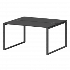 Бенч двойной на металлокаркасе СМС2-О-18К.120.Пр25 Графит/Антрацит 1800x1236x750 Смарт