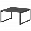 Бенч двойной на металлокаркасе СМС2-О-16К.149.Пр50 Графит/Антрацит 1600x1496x750 Смарт