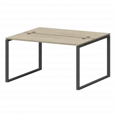 Бенч двойной на металлокаркасе СМС2-О-12К.120.Пр25 Кронберг/Антрацит 1200x1236x750 Смарт