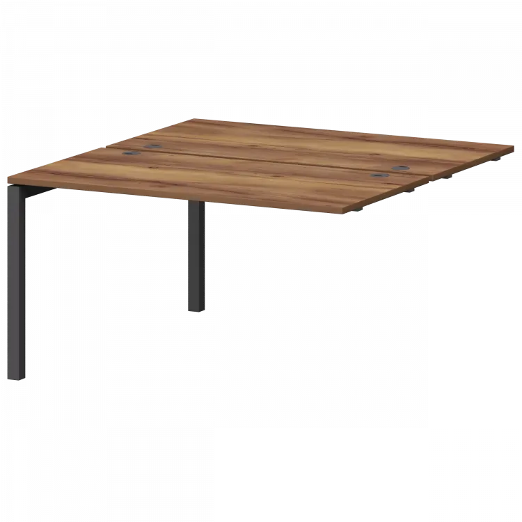 Модуль двойной универсальный на металлокаркасе СМС2-П-14К.149Э.Пр50 Таксония/Антрацит 1400x1496x750 Смарт