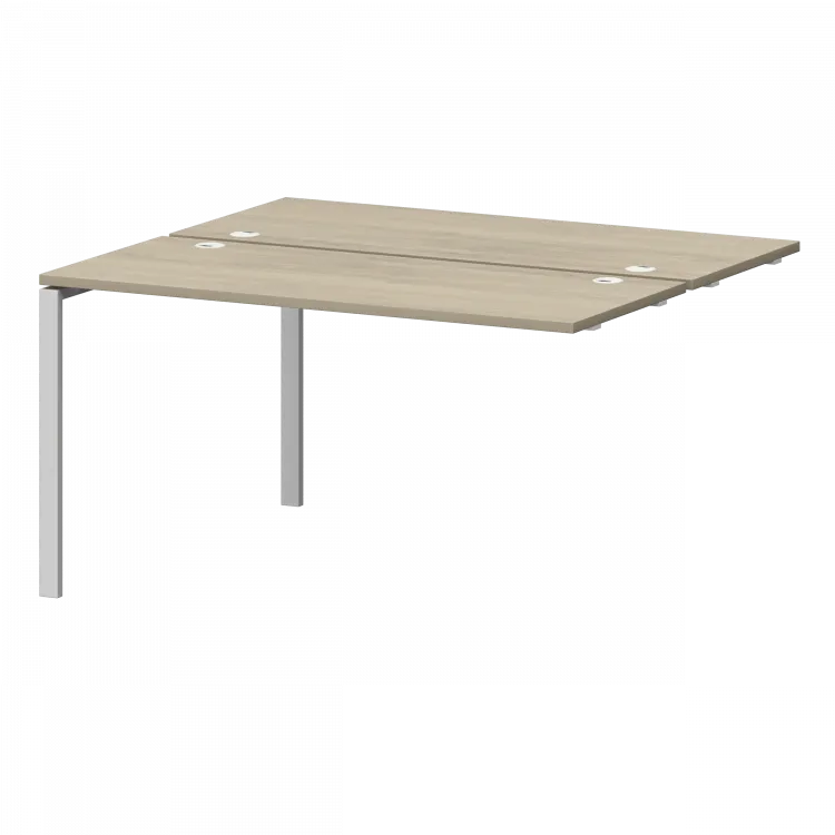 Модуль двойной универсальный на металлокаркасе СМС2-П-12К.120Э.Пр25 Кронберг/Белый 1200x1236x750 Смарт