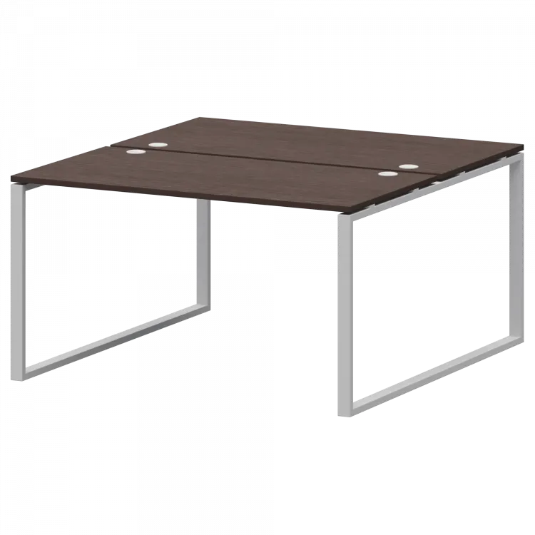 Бенч двойной на 2 рабочих места АМБ.О-005 Дуб венге/Белый 1800x1496x760 Арго-М