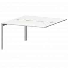 Модуль двойной универсальный на металлокаркасе СМС2-П-12К.149Э.Пр50 Белый/Белый 1200x1496x750 Смарт