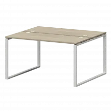 Бенч двойной на металлокаркасе СМС2-О-18К.120.Пр25 Кронберг/Белый 1800x1236x750 Смарт