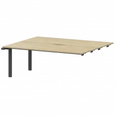 Модуль двойной на металлокаркасе НТМП.ПО.Б2-180Э Баттл Рок/Антрацит 1800x1496x750 Аргентум-МП