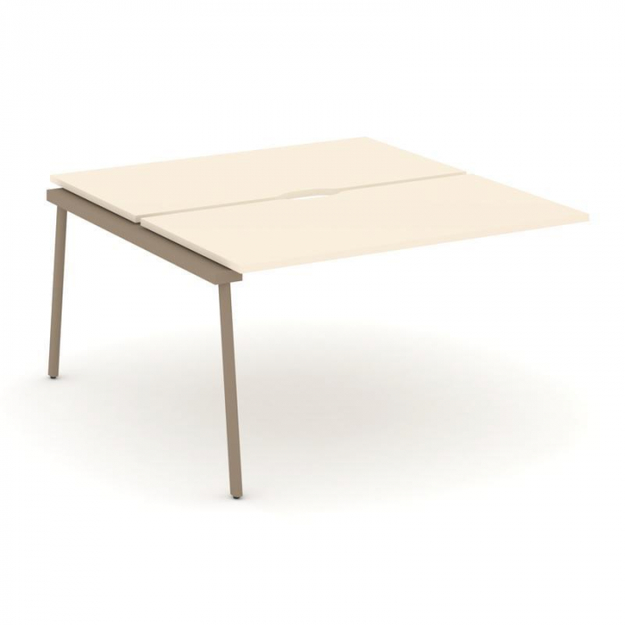 Эстетика Двойной наборный элемент рабочей станциии ES.2.NRS-3-VP Сатин/Металл Латте 1380*1500*750