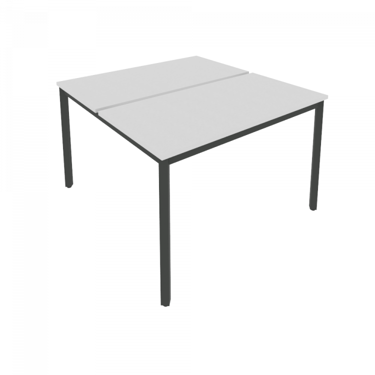 Slim Рабочая станция на металлокаркасе С.СП-4.2 Серый/Металл Антрацит 1180*1235*750